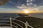 Sunset over the southern ranges of Tasmania